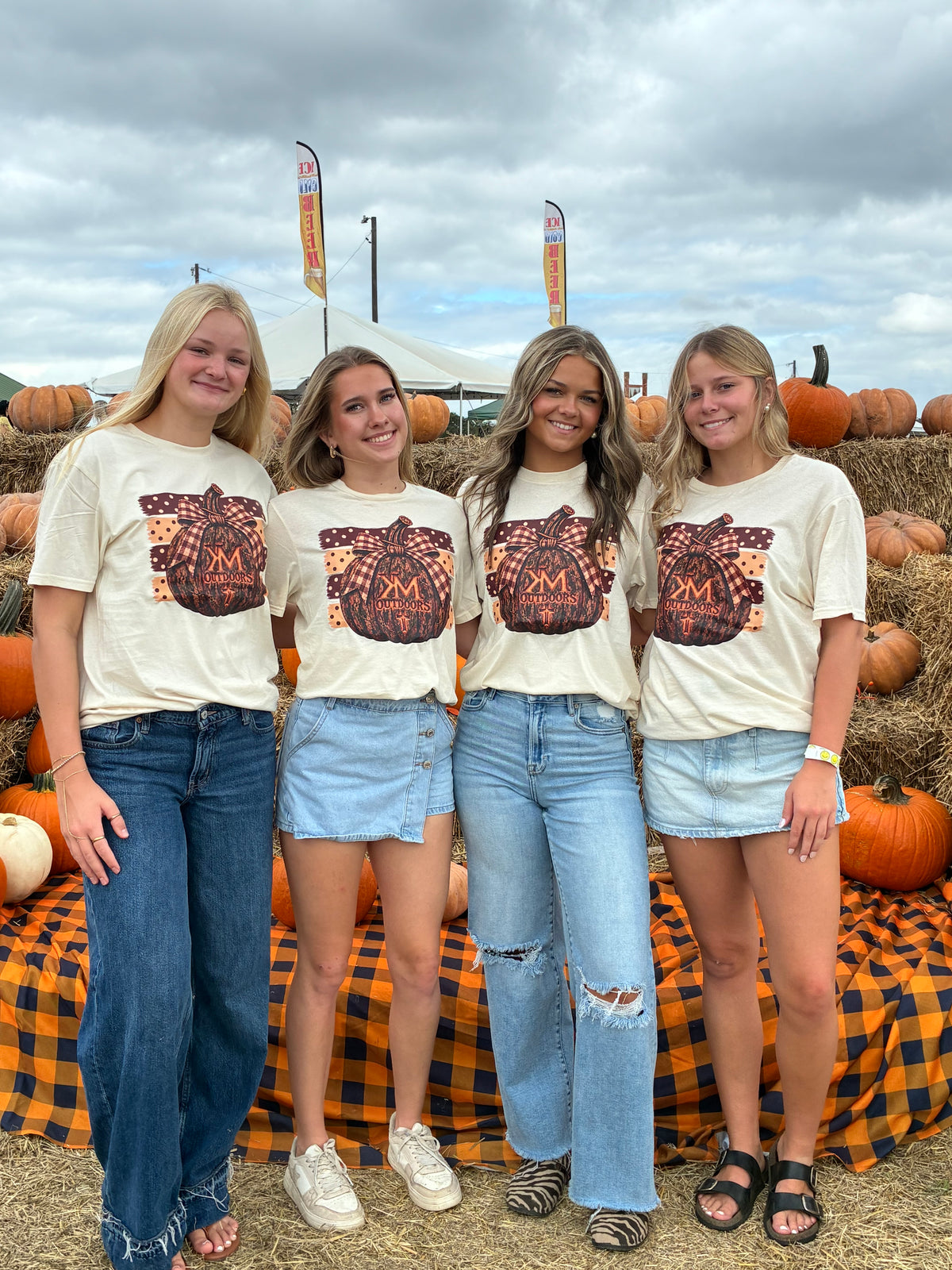 Pumpkin Bow tee